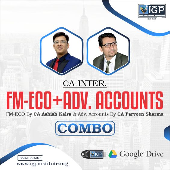 CA INTER - FM, ECO & ADV. ACCOUNTS COMBO